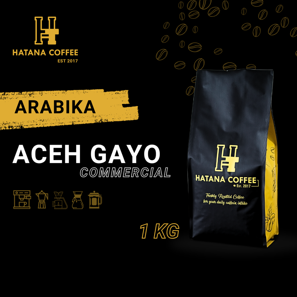 Arabika Gayo Commercial (200 Gram, WHOLE BEAN)